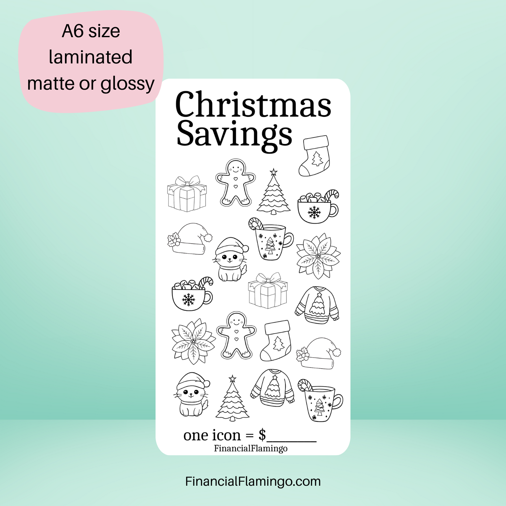 Icon Christmas Savings Challenge (20 Icons)