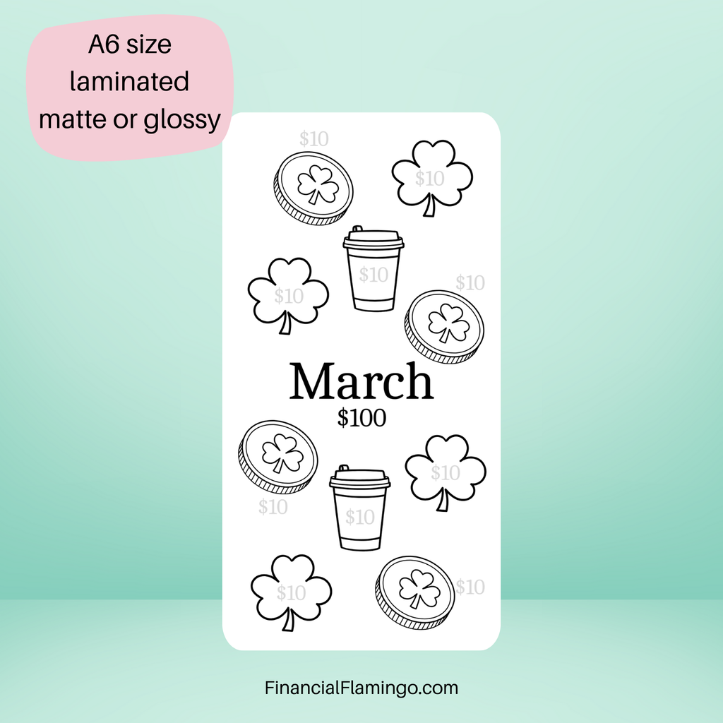 $100 12 Month Savings Challenge