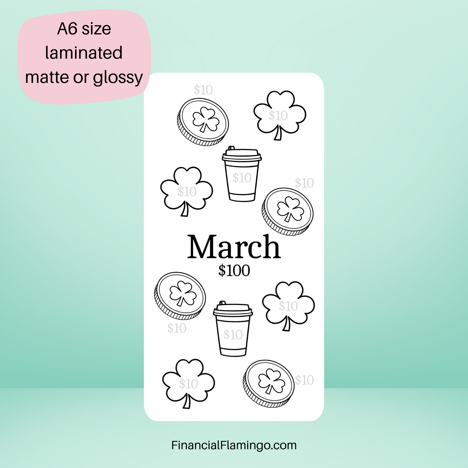 $100 12 Month Savings Challenge