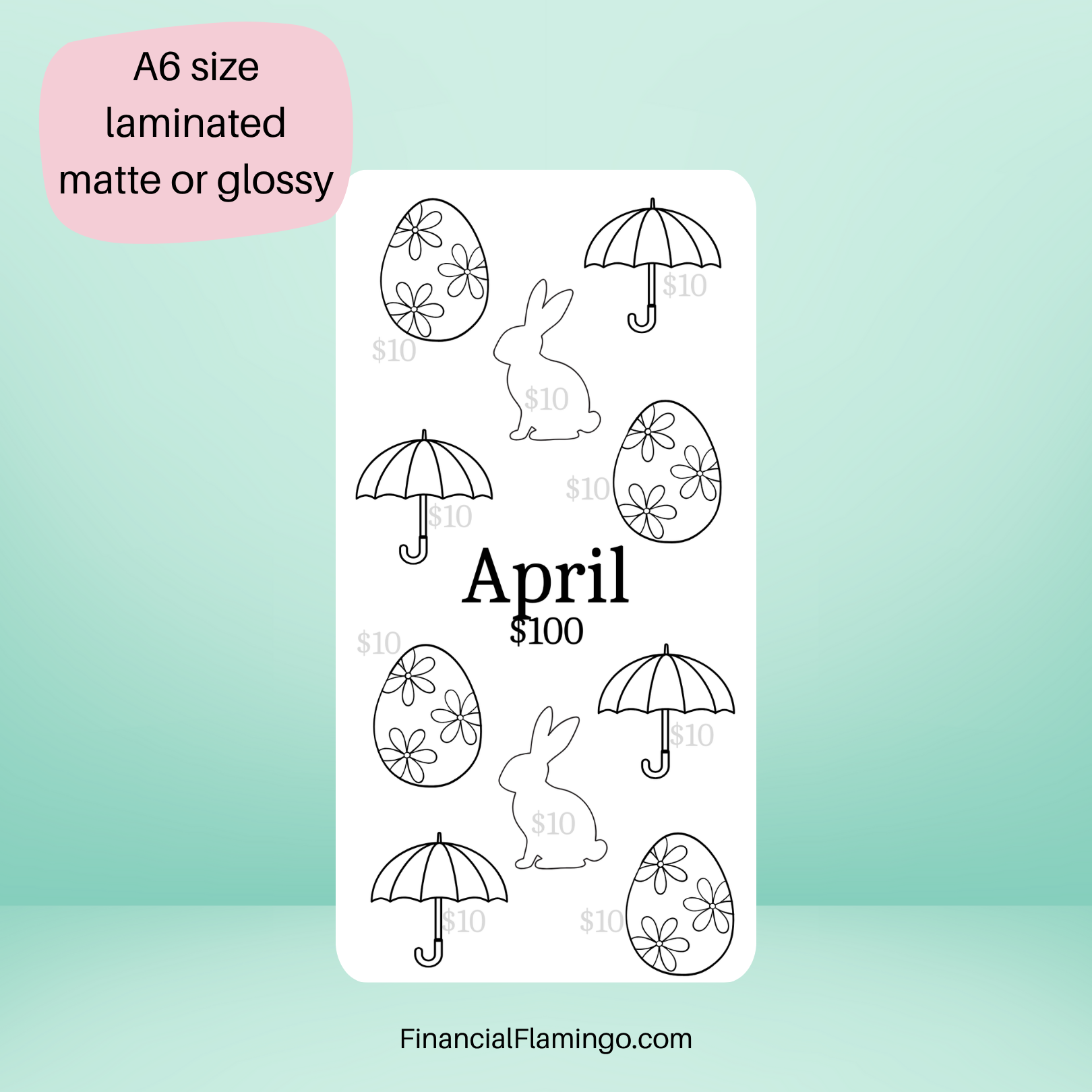 $100 12 Month Savings Challenge