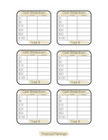 Teller Slip Cash Breakdown BEIGE (Printable)