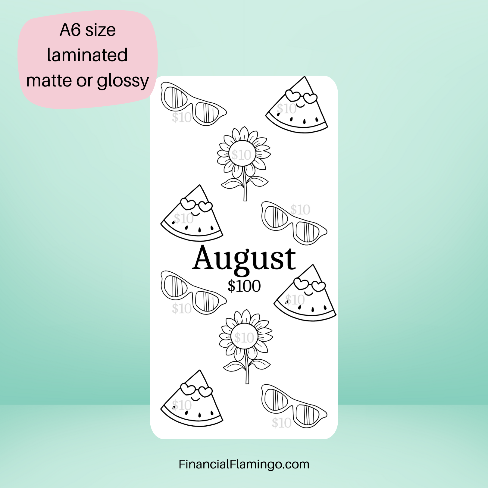 $100 12 Month Savings Challenge