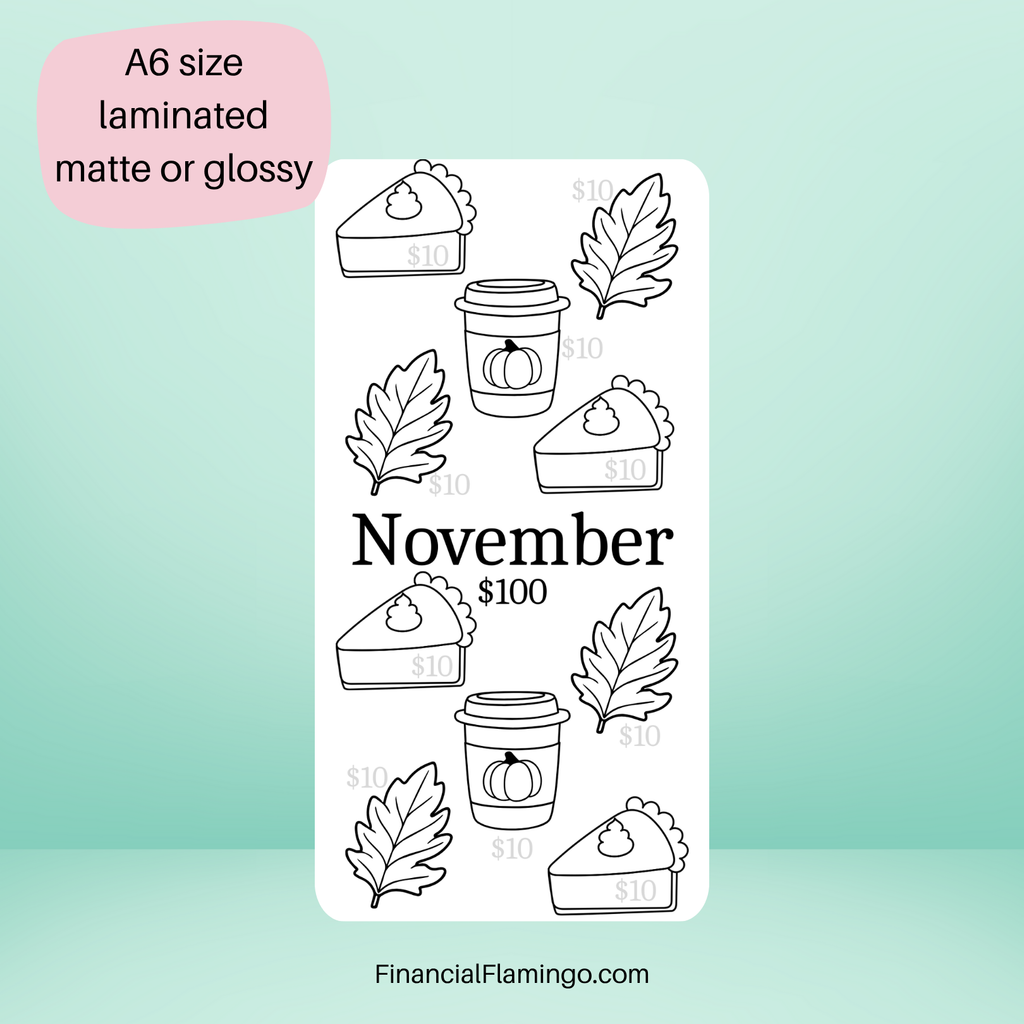 $100 12 Month Savings Challenge