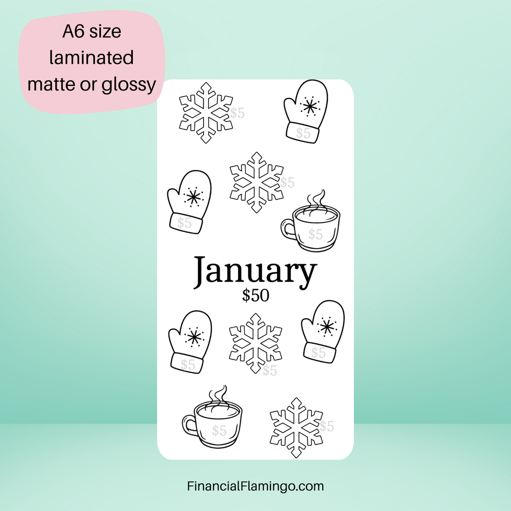 $50 12 Month Savings Challenge