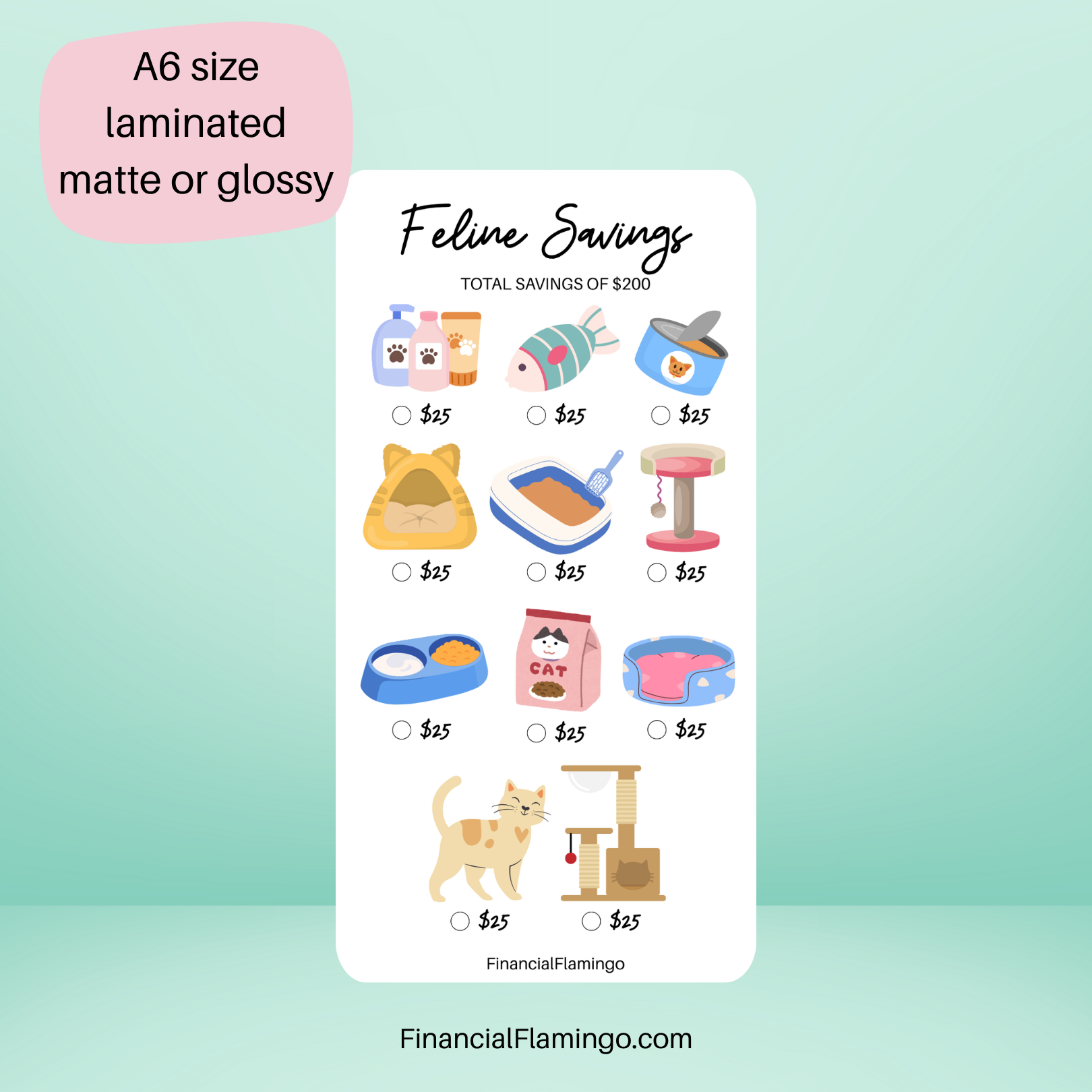 Cat Pet Savings Challenge