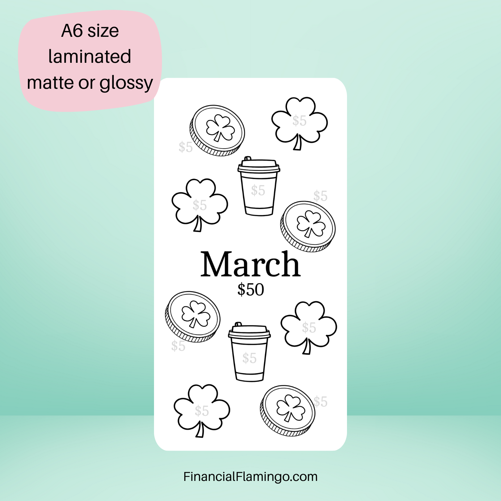 $50 12 Month Savings Challenge