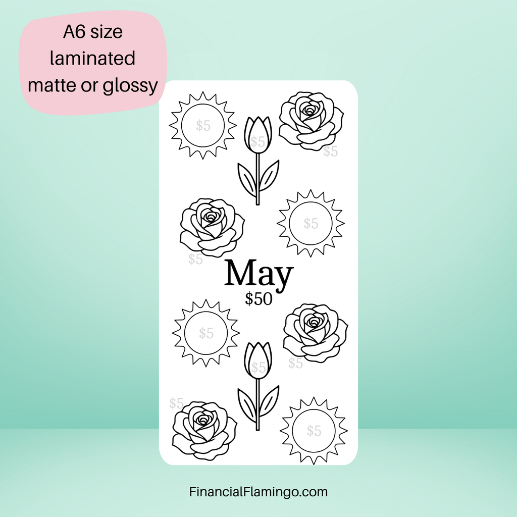 $50 12 Month Savings Challenge