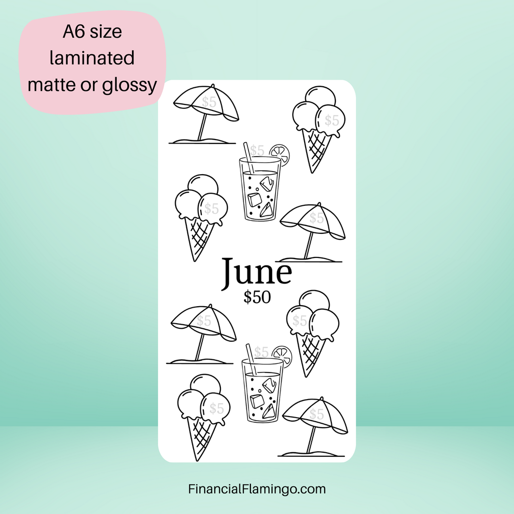 $50 12 Month Savings Challenge