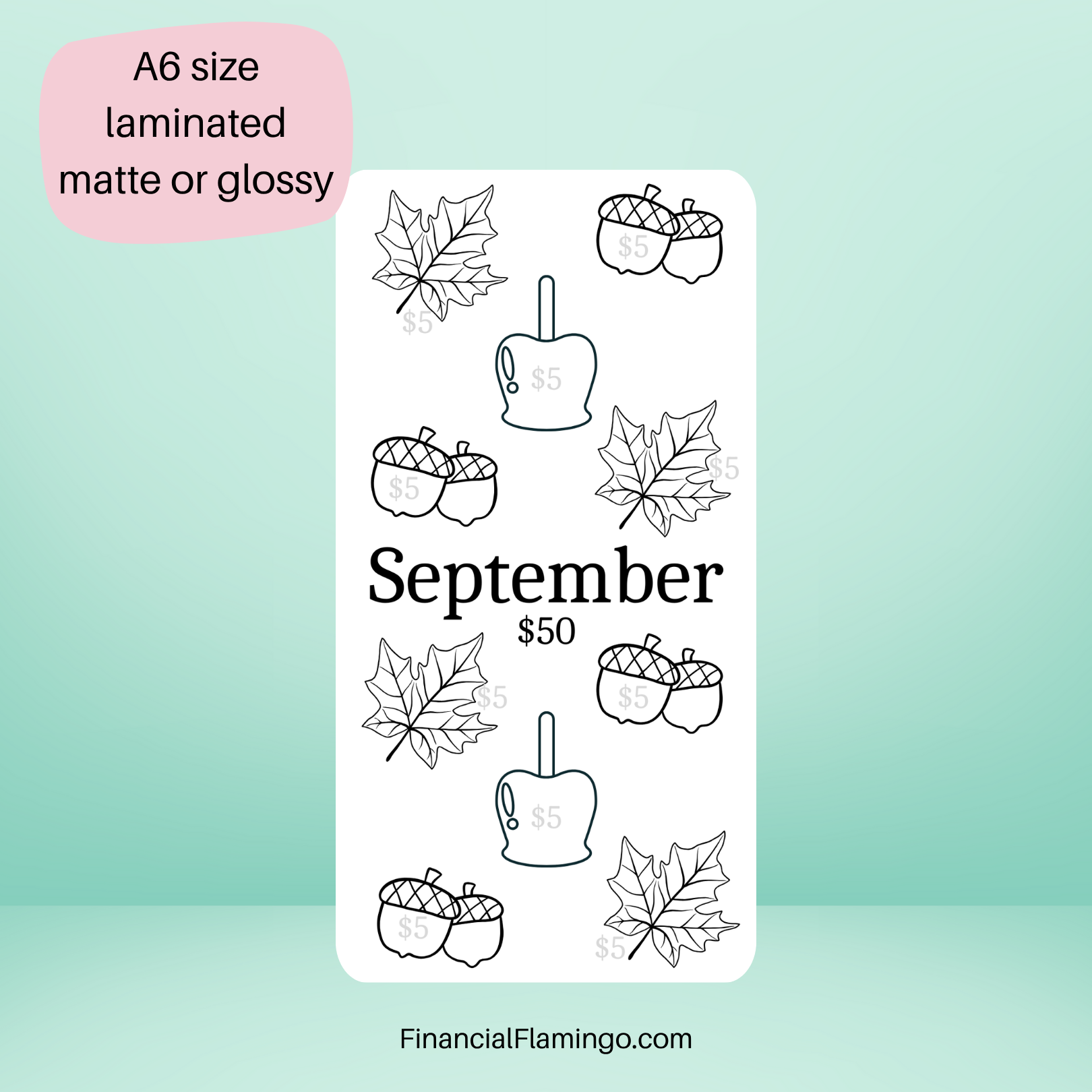 $50 12 Month Savings Challenge