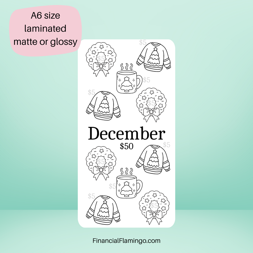 $50 12 Month Savings Challenge