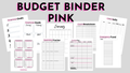 Complete Budget Binder PINK