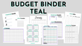 Complete Budget Binder TEAL