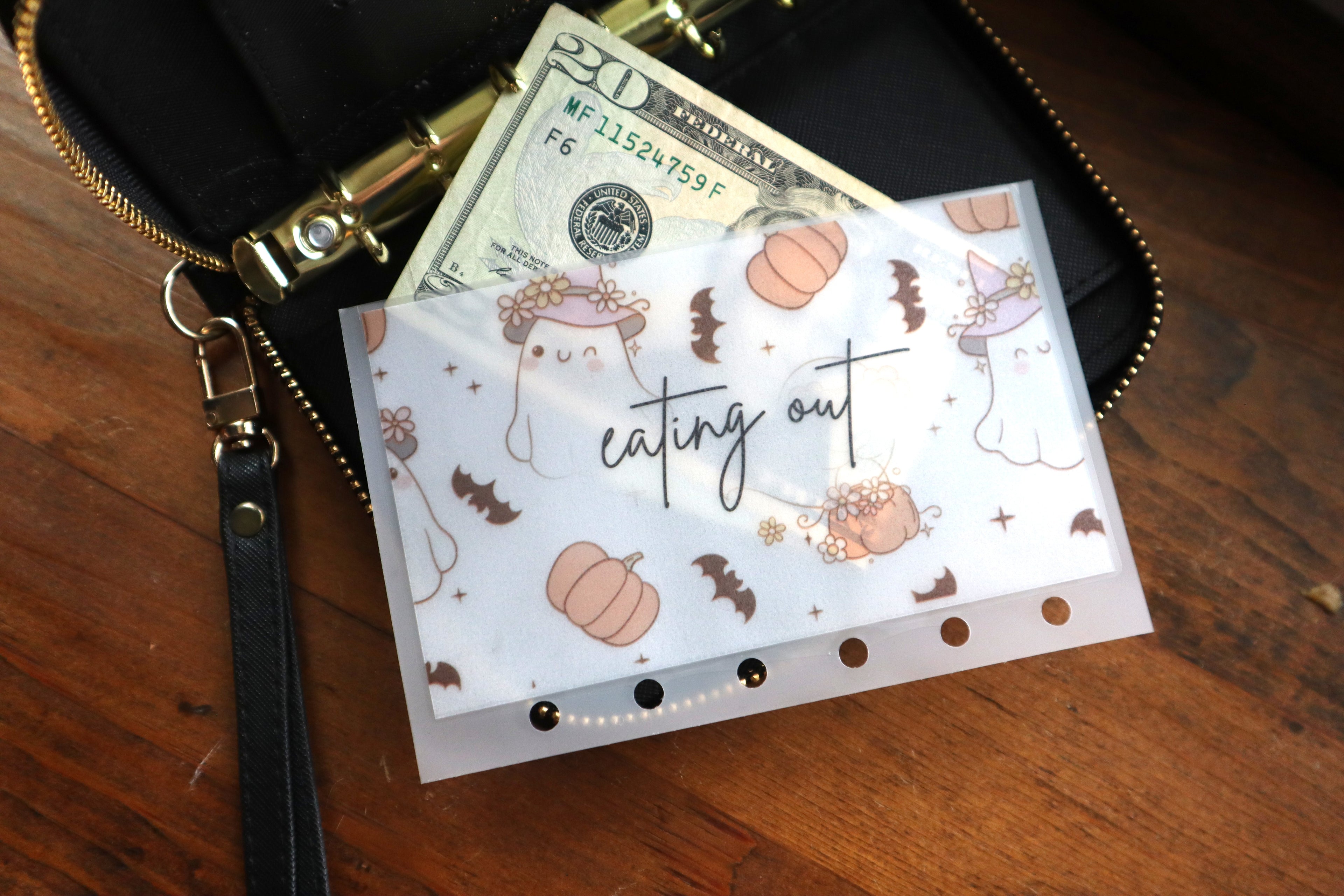 Halloween Ghost A7 Cash Envelopes