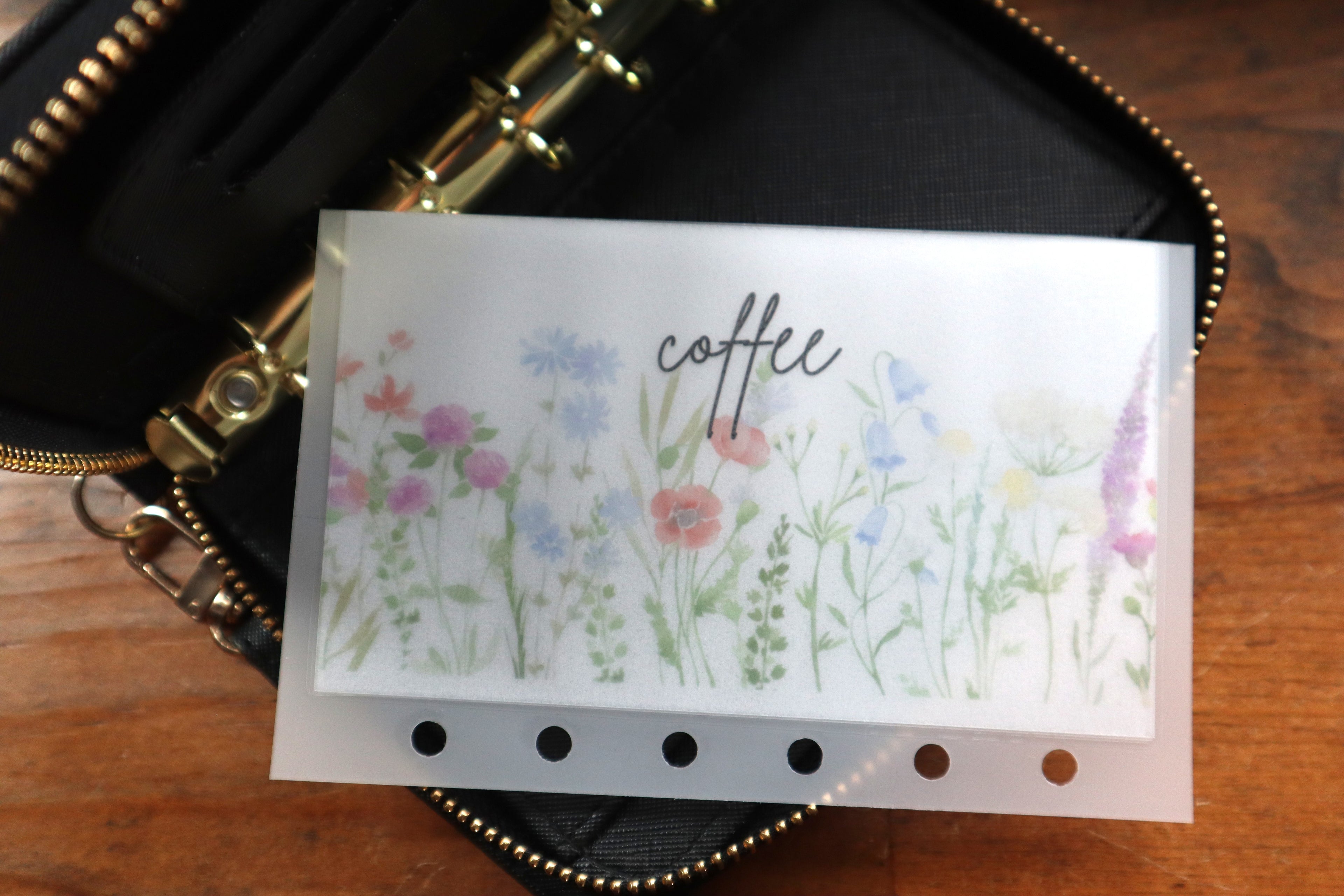 Wildflower A7 Cash Envelopes