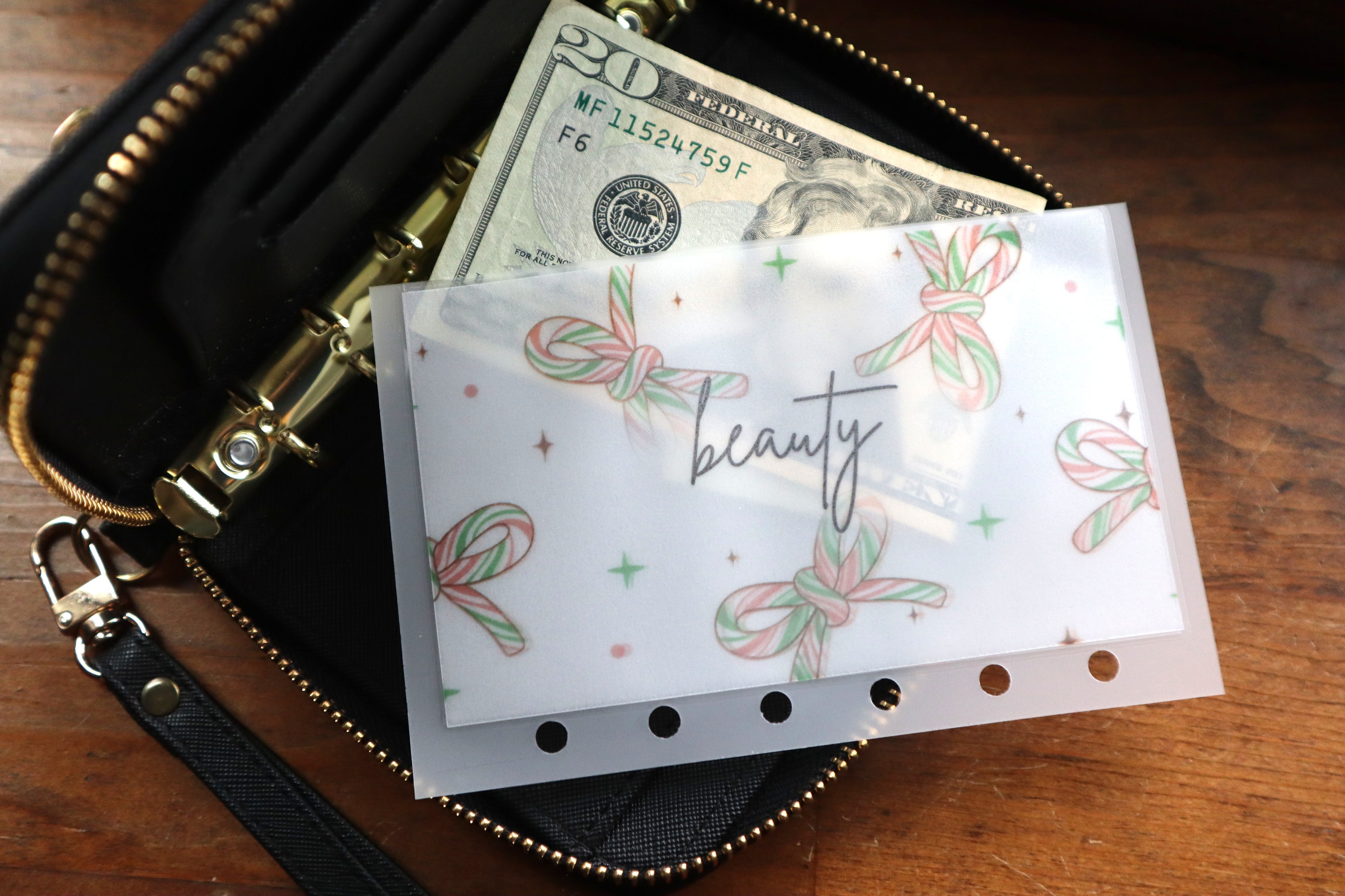 Candy Bow A7 Cash Envelopes