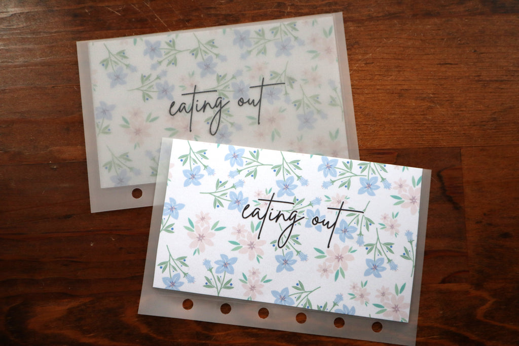 Cozy Christmas A7 Cash Envelopes