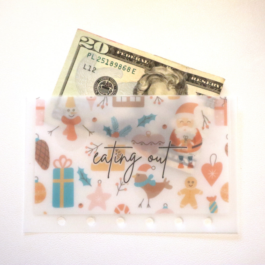 Cozy Christmas A7 Cash Envelopes