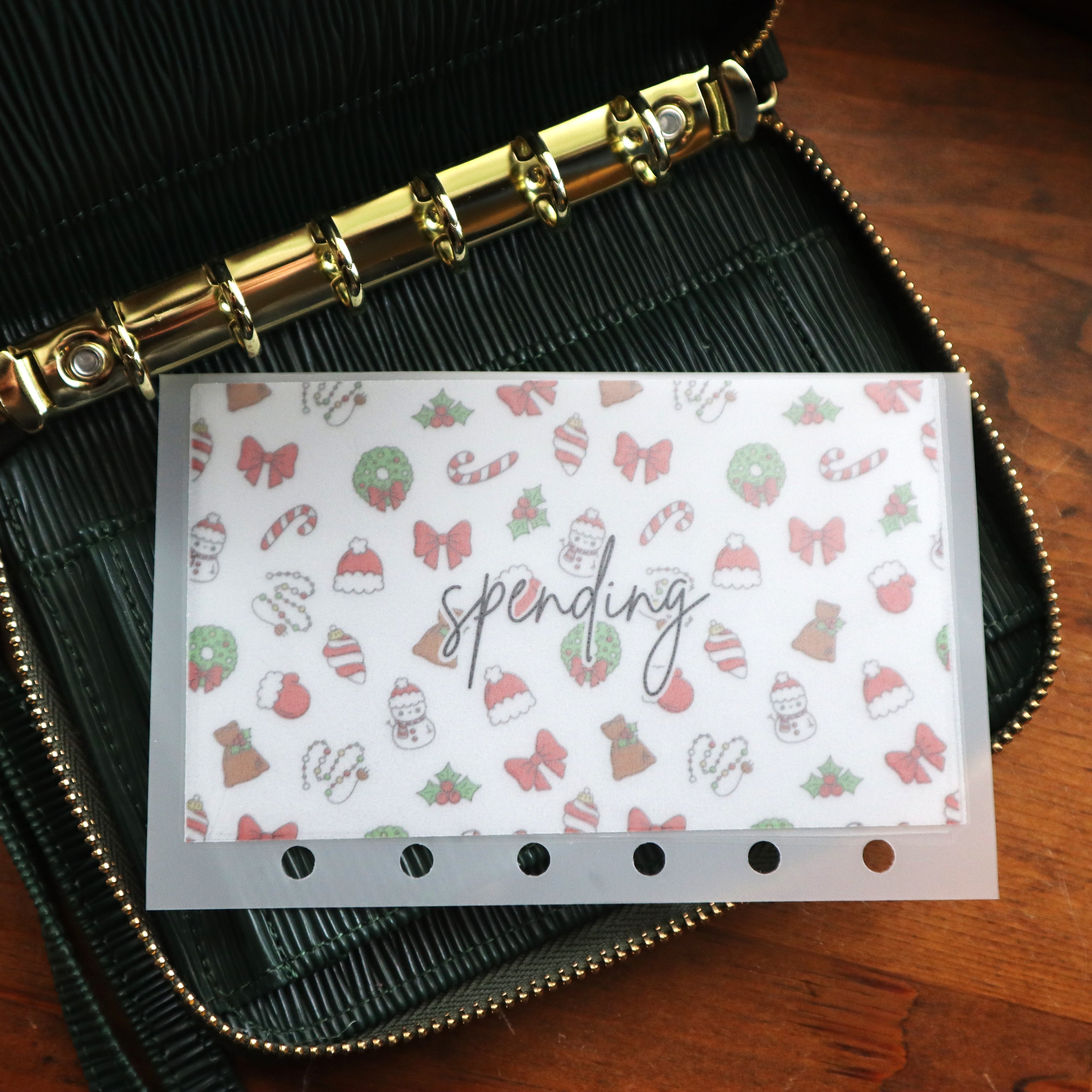 Christmas Icons A7 Cash Envelopes