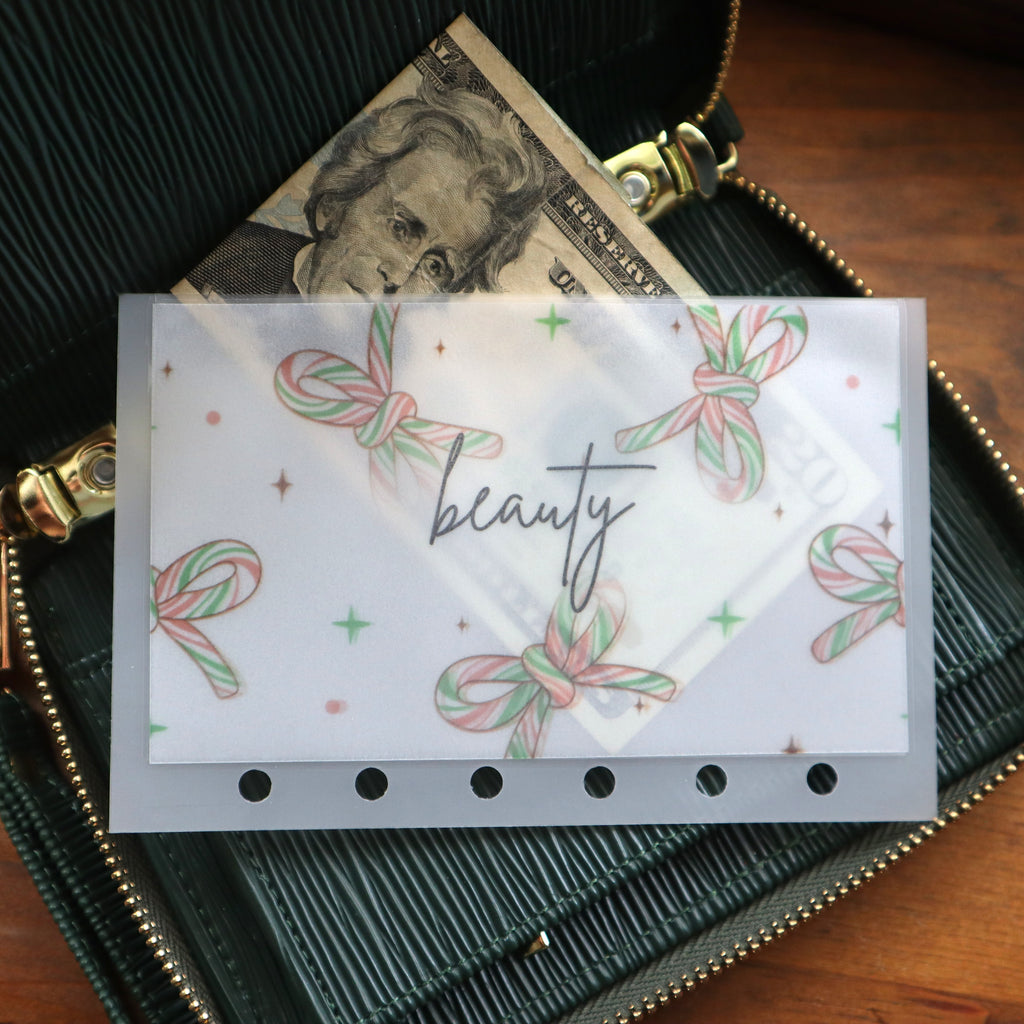 Candy Bow A7 Cash Envelopes