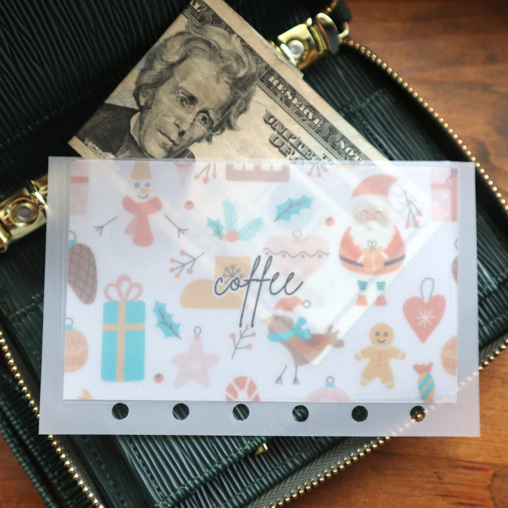 Cozy Christmas A7 Cash Envelopes