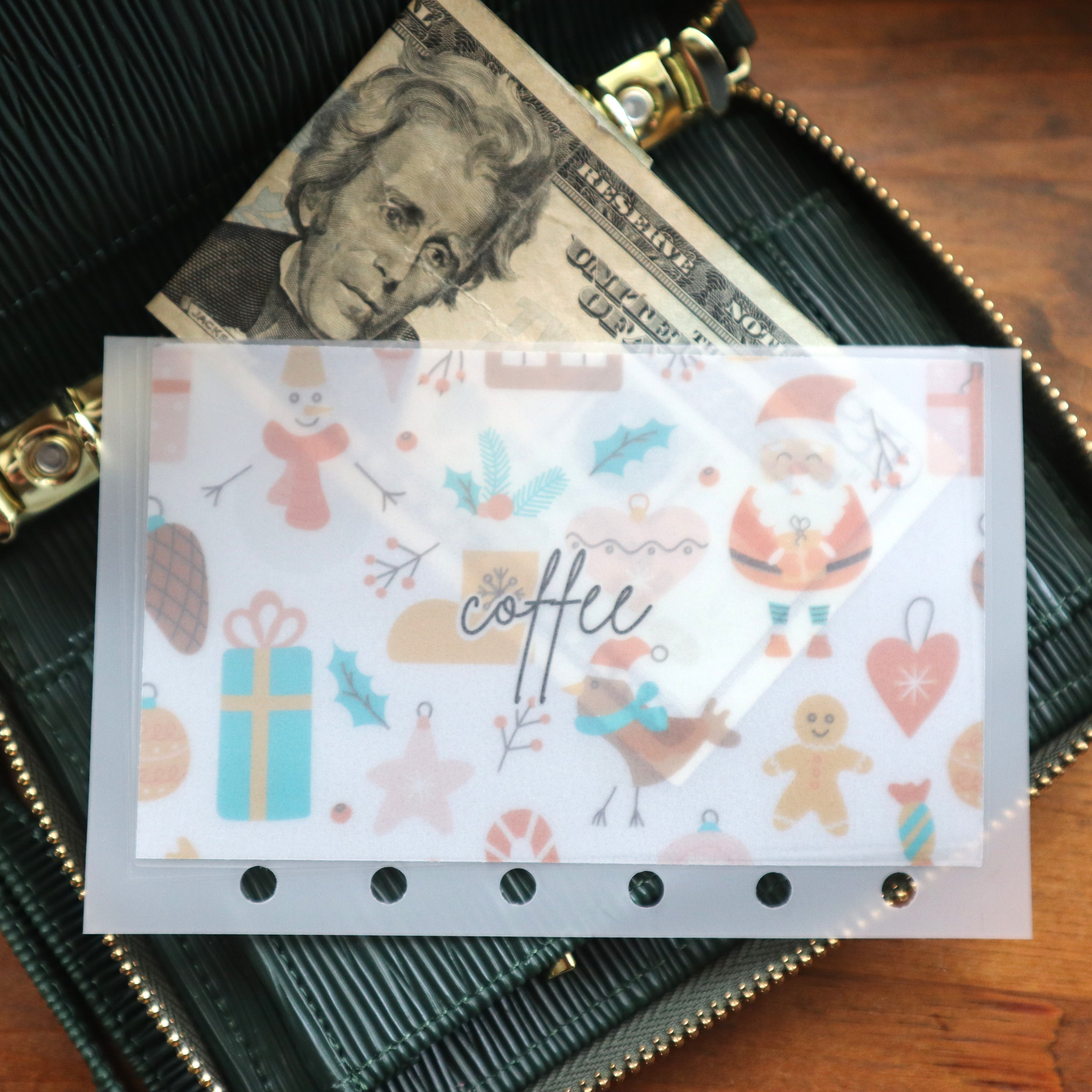 Cozy Christmas A7 Cash Envelopes