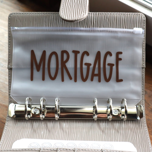 A6 Vinyl Label Cash Envelopes