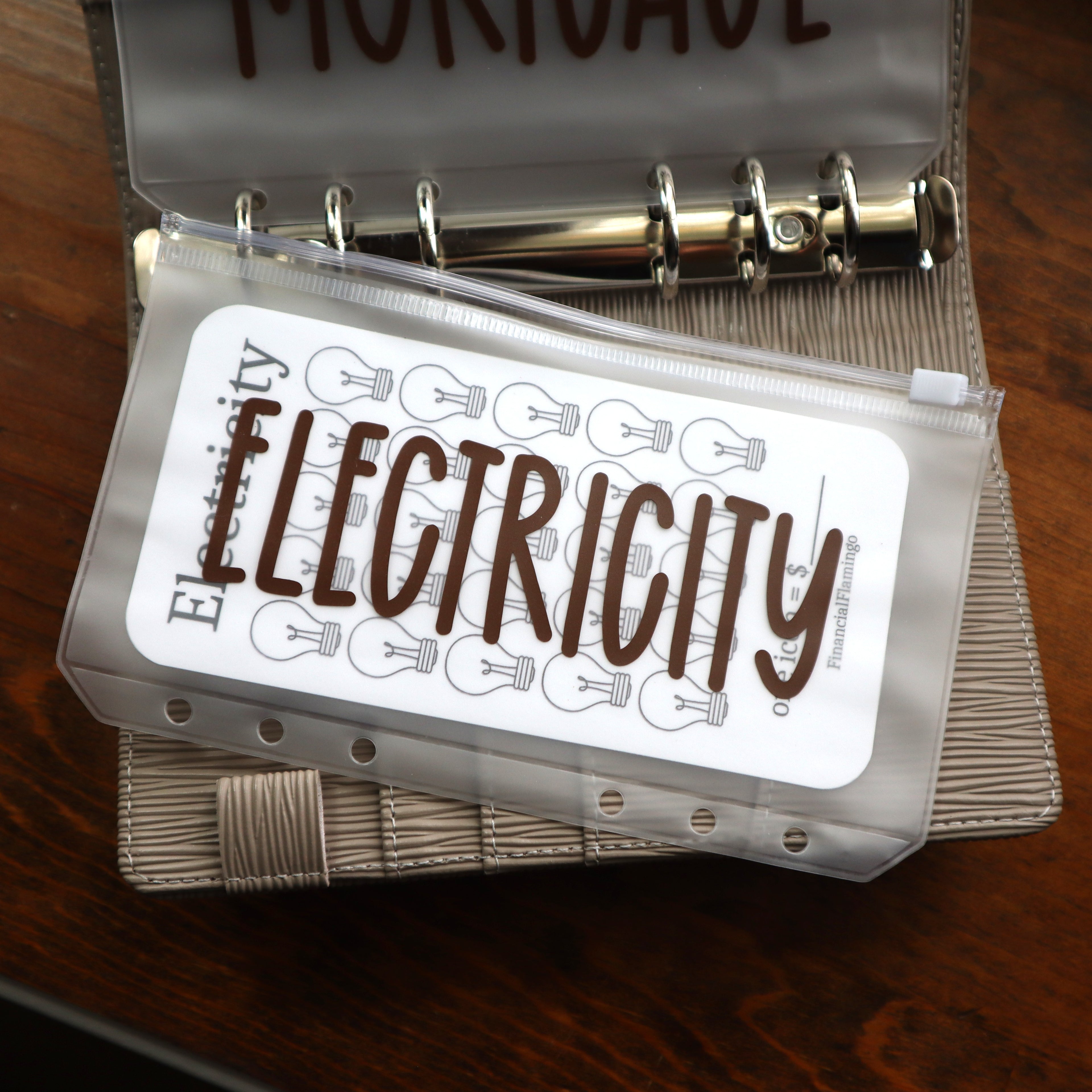 A6 Vinyl Label Cash Envelopes