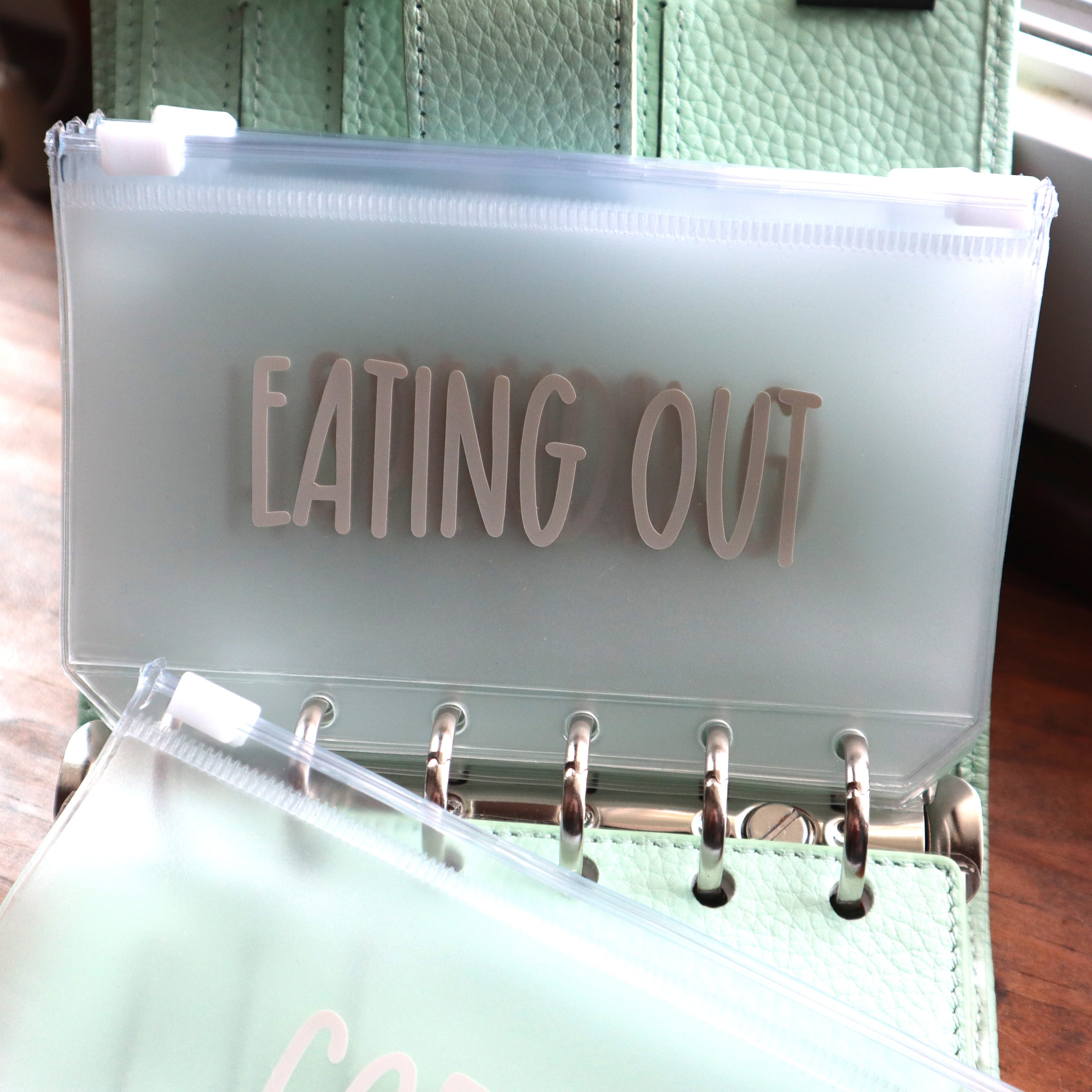 A7 Vinyl Label Cash Envelopes