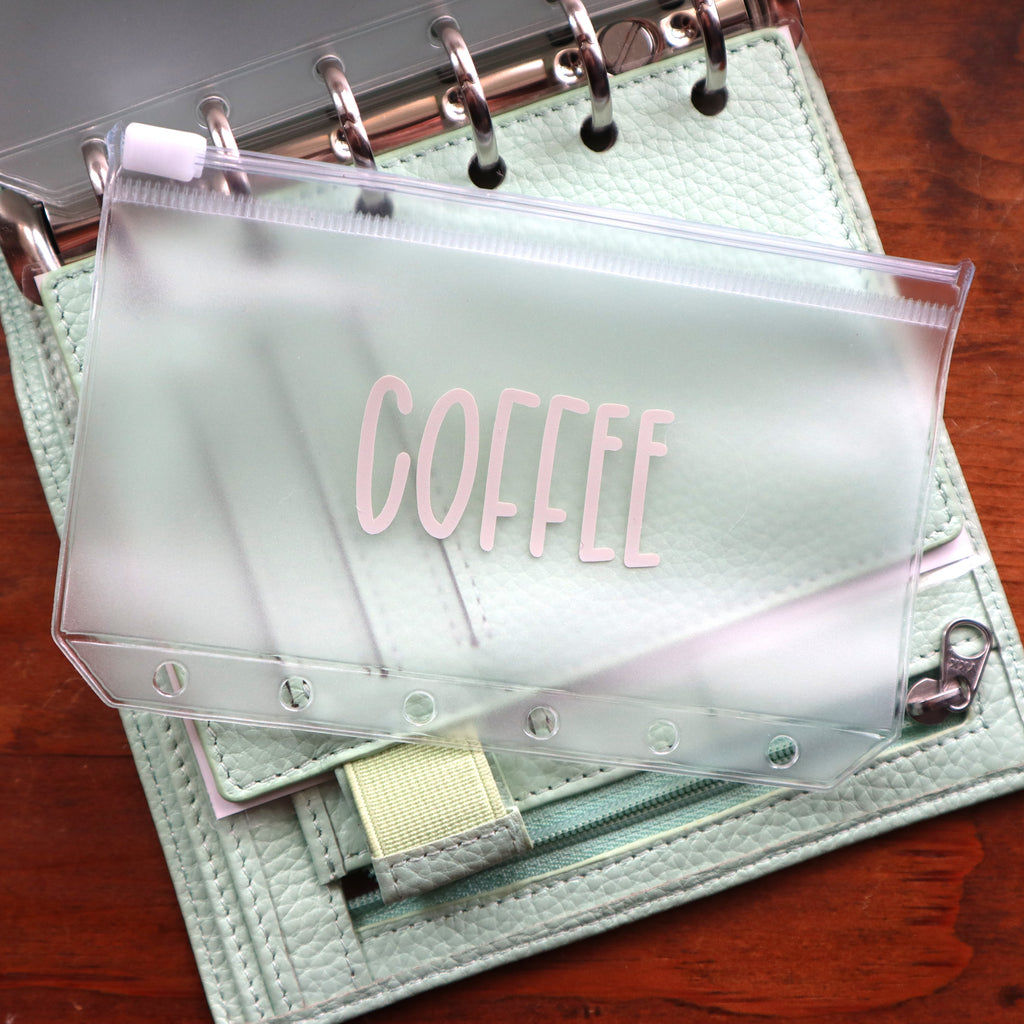 A7 Vinyl Label Cash Envelopes