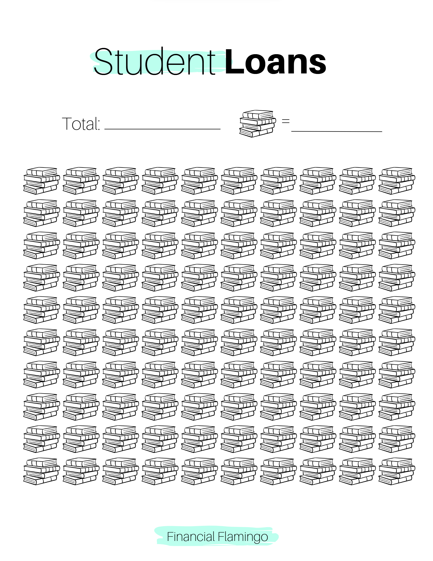 Student Loan Debt Tracker (Printable)