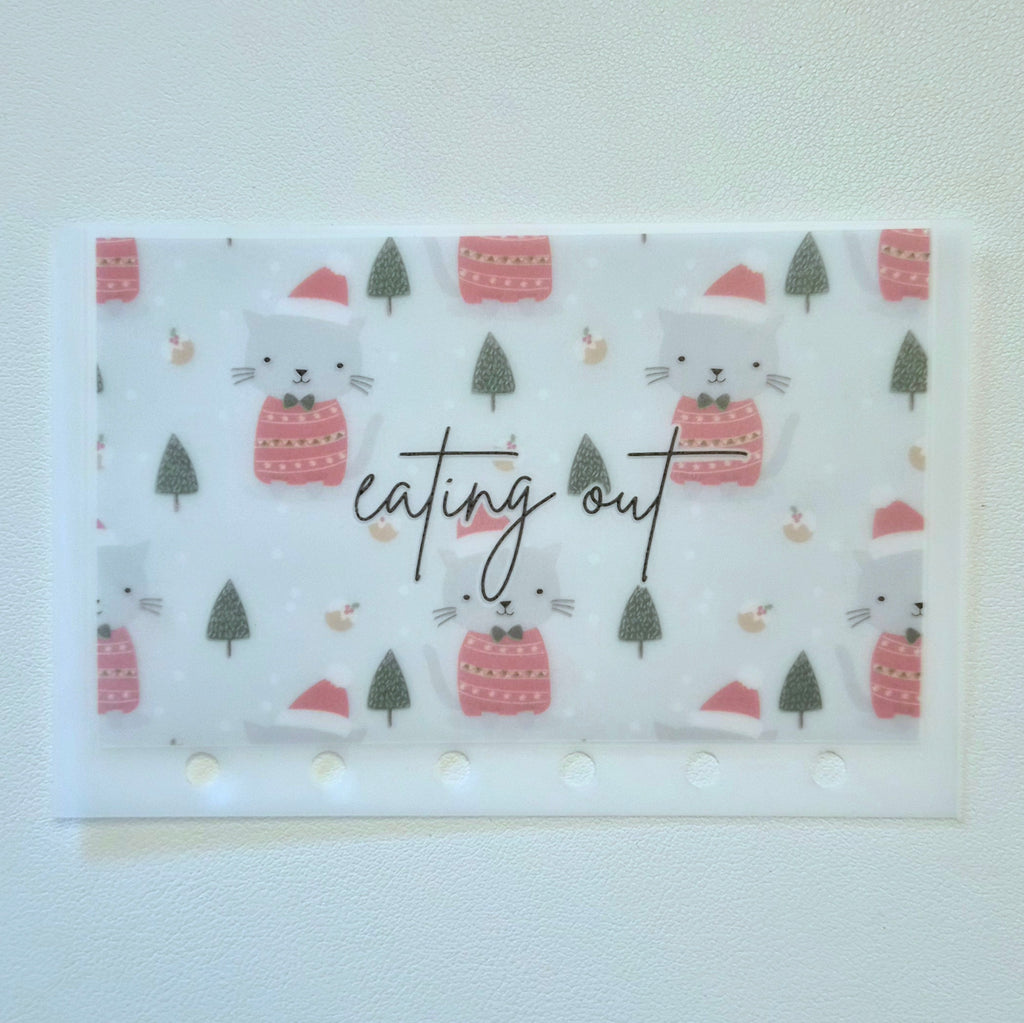 Holiday Cats A7 Cash Envelopes