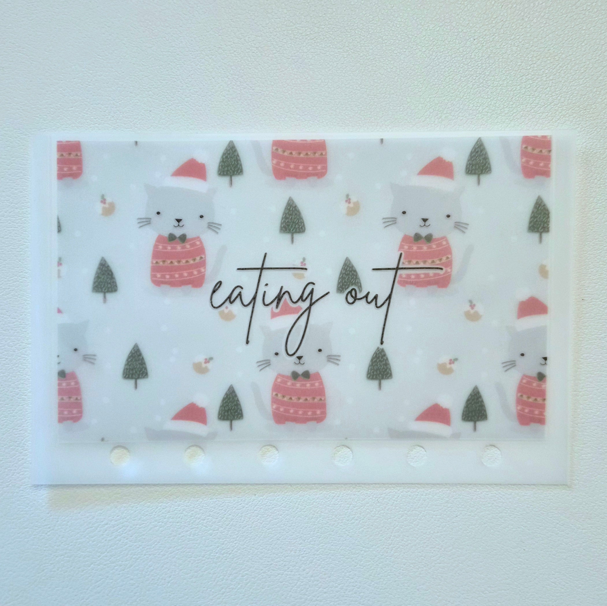 Holiday Cats A7 Cash Envelopes