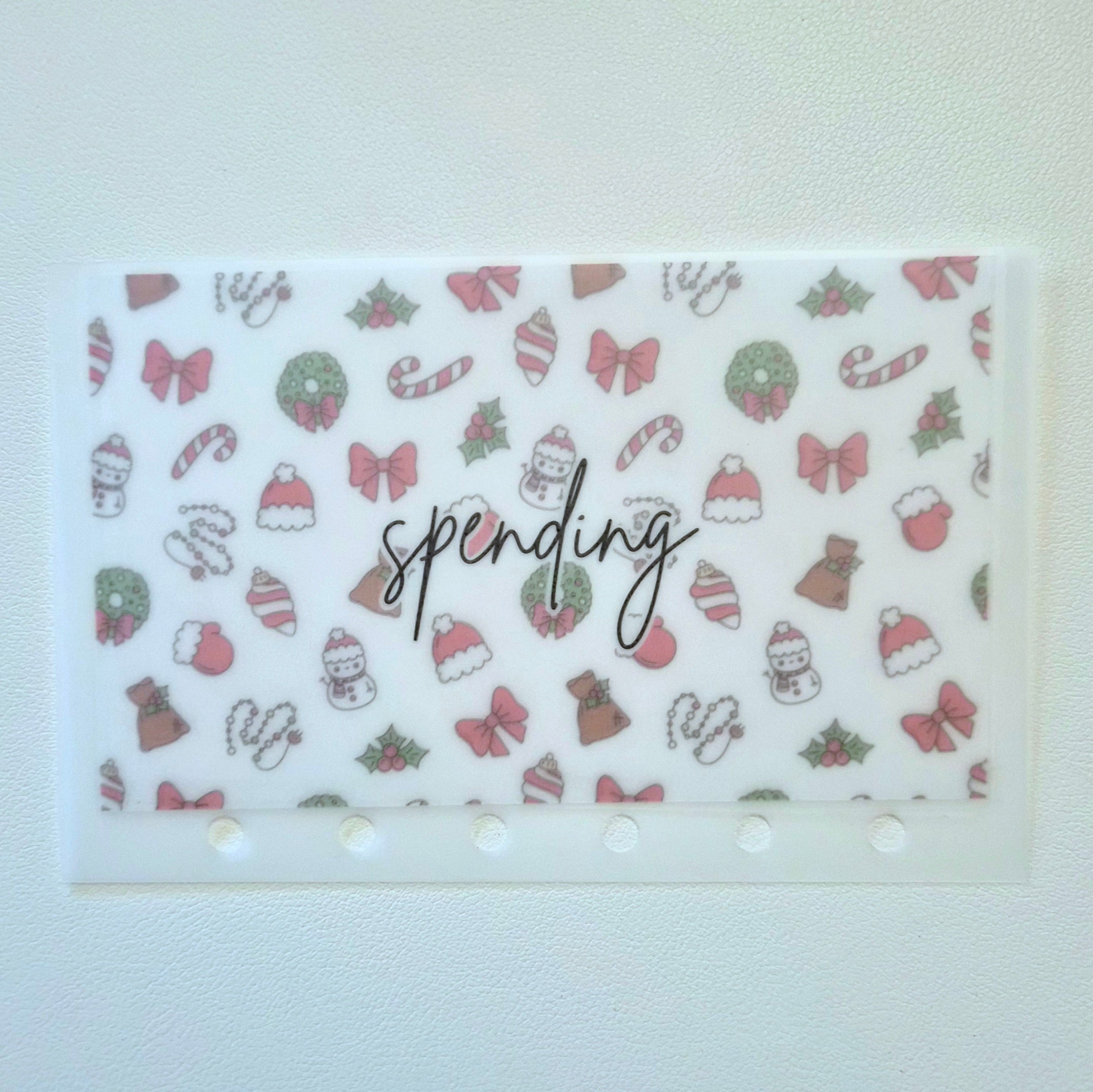 Christmas Icons A7 Cash Envelopes