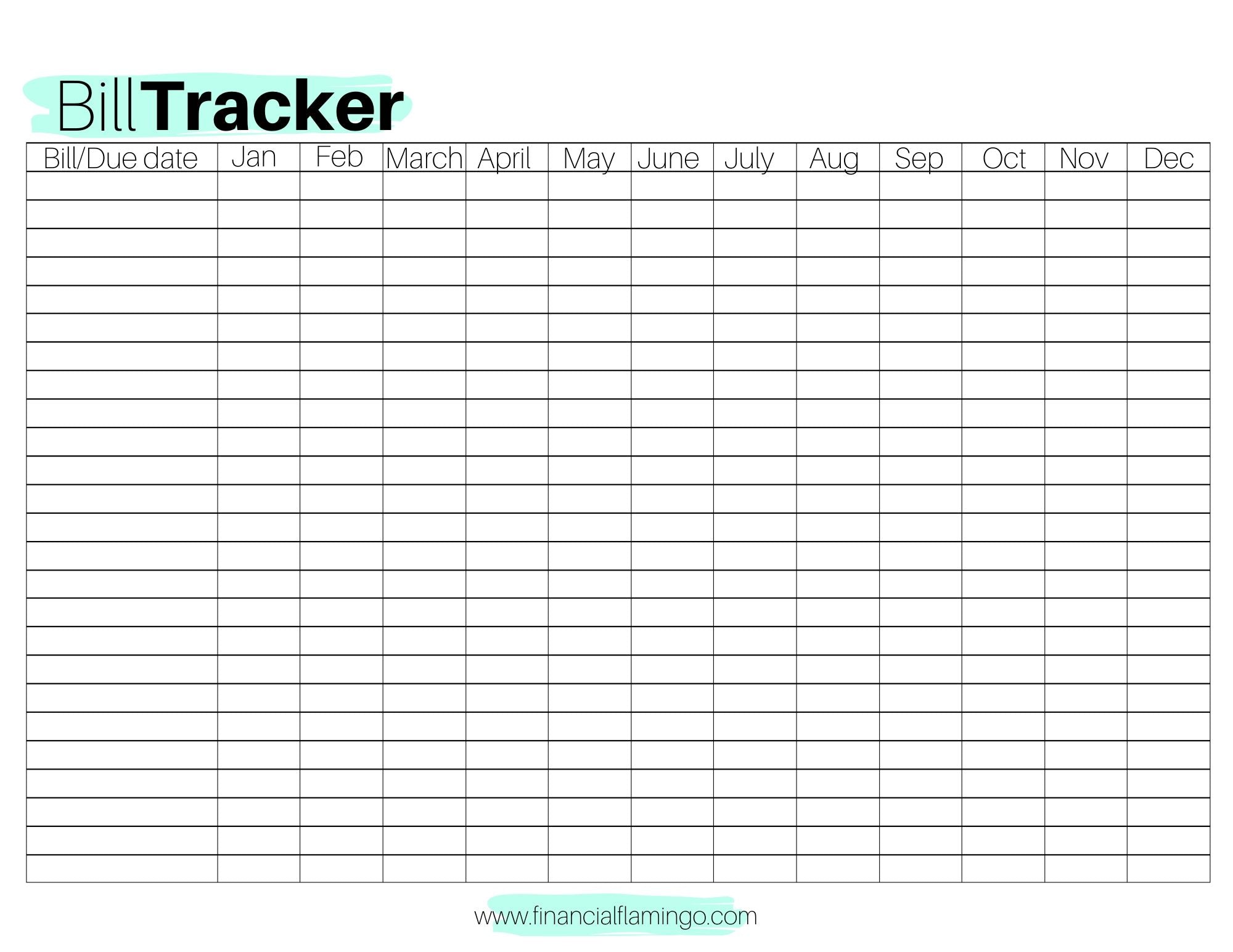 Bill Tracker