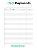 Debt Snowball Worksheet